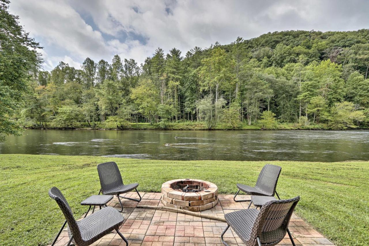 Rivers Edge - Ultimate Riverfront Getaway Hayesville Exterior foto